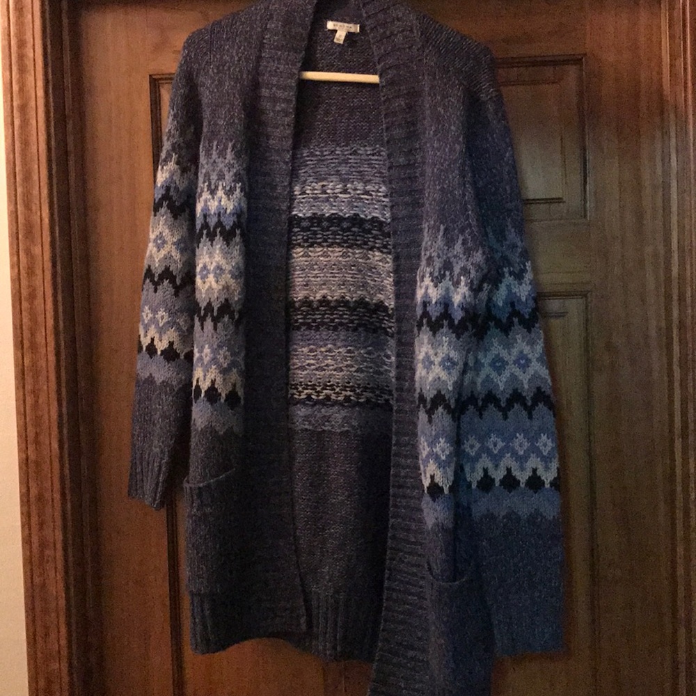 Navy cardigan
